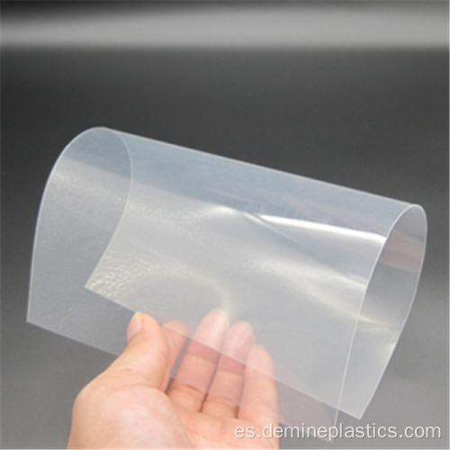 Película de plástico protectora de película de policarbonato transparente de 0,5 mm